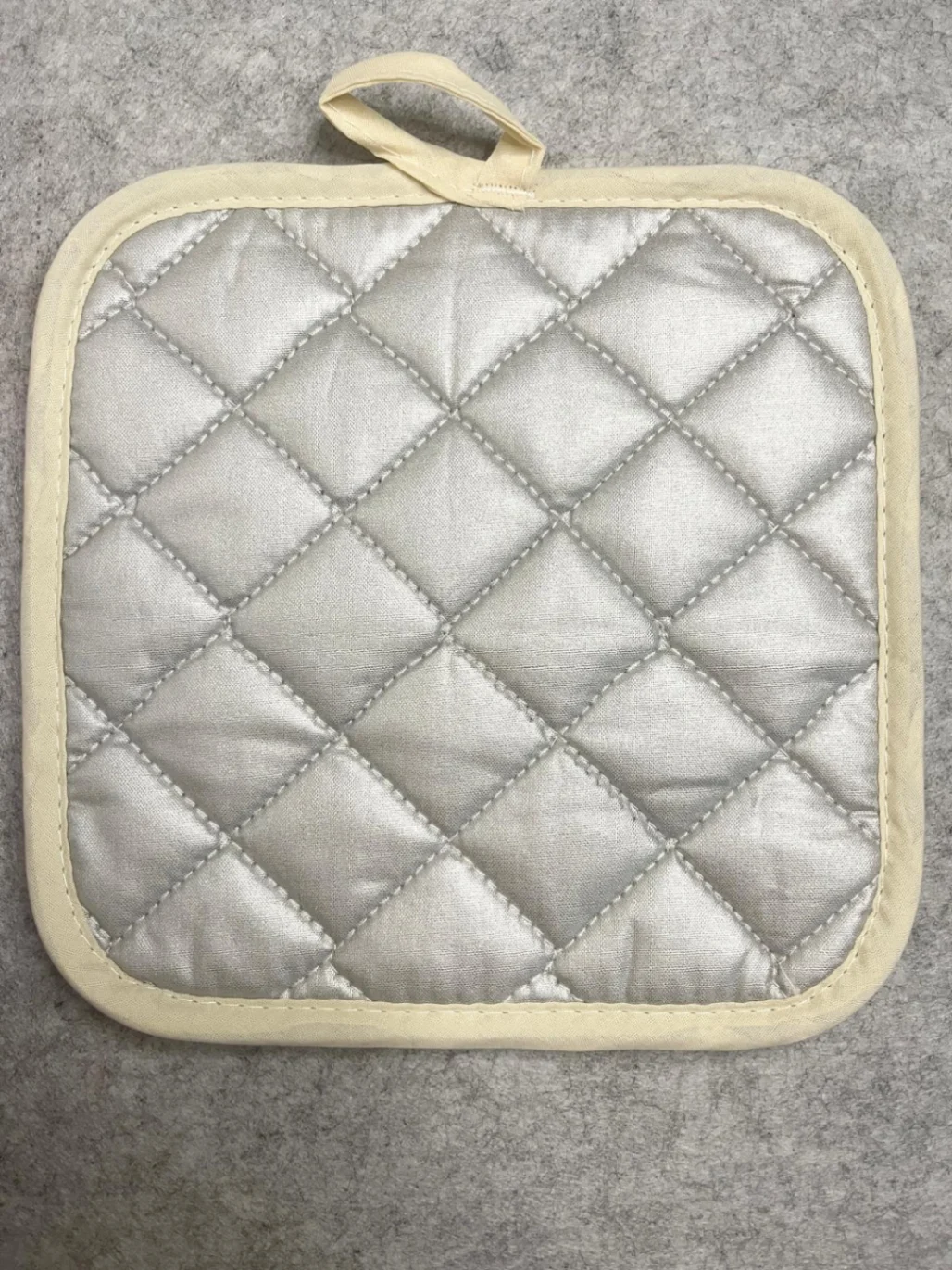 Dessous de Plat Personnalisé Avec Texte en Coton & Lin