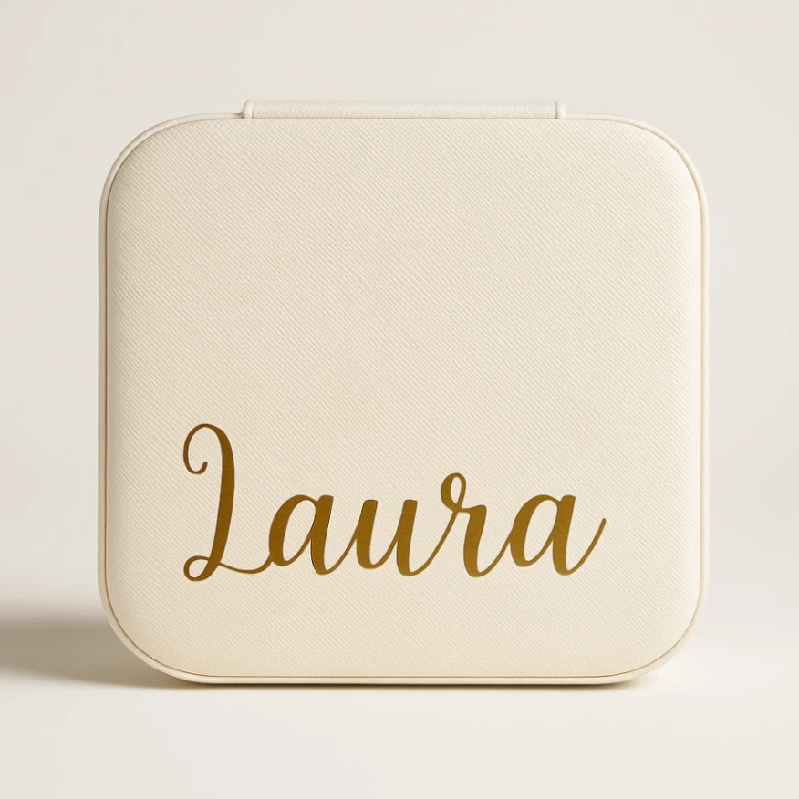 Boîte à Bijoux Personnalisée avec Prénom