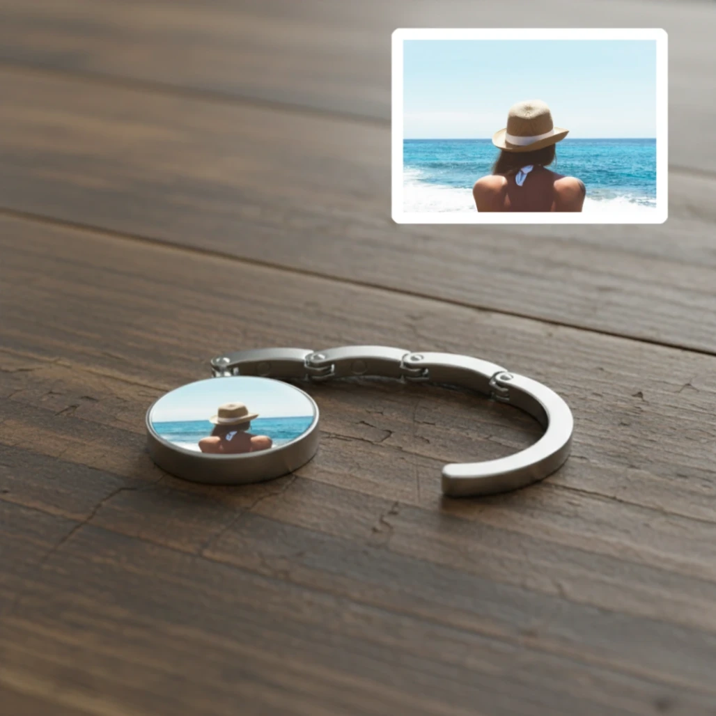 Crochet de Sac Personnalisé avec Photo 