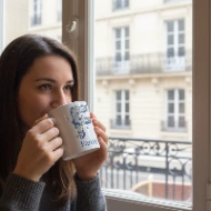 Mug Personnalisé - Design Lettre Florale