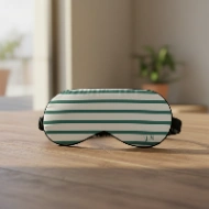 Masque de Sommeil Personnalisable avec Initiales - Style Marinière