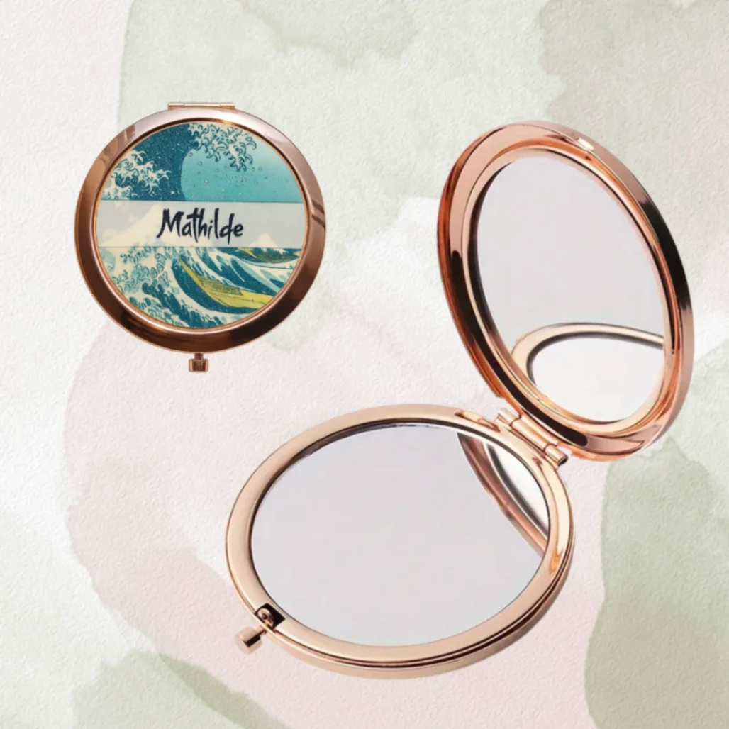 Miroir Personnalisé avec Prénom - Inspiration Japon