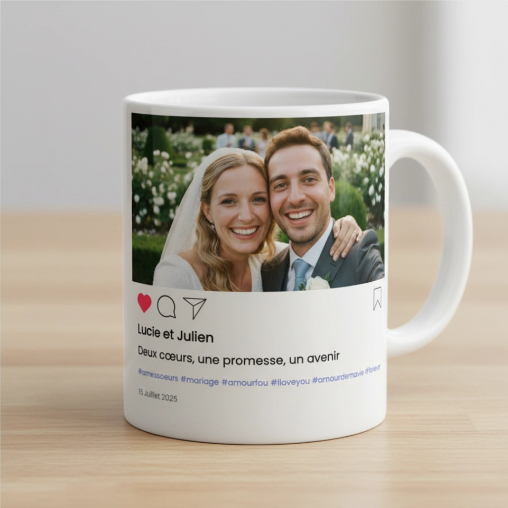 Mug Personnalisé - Design Instagram