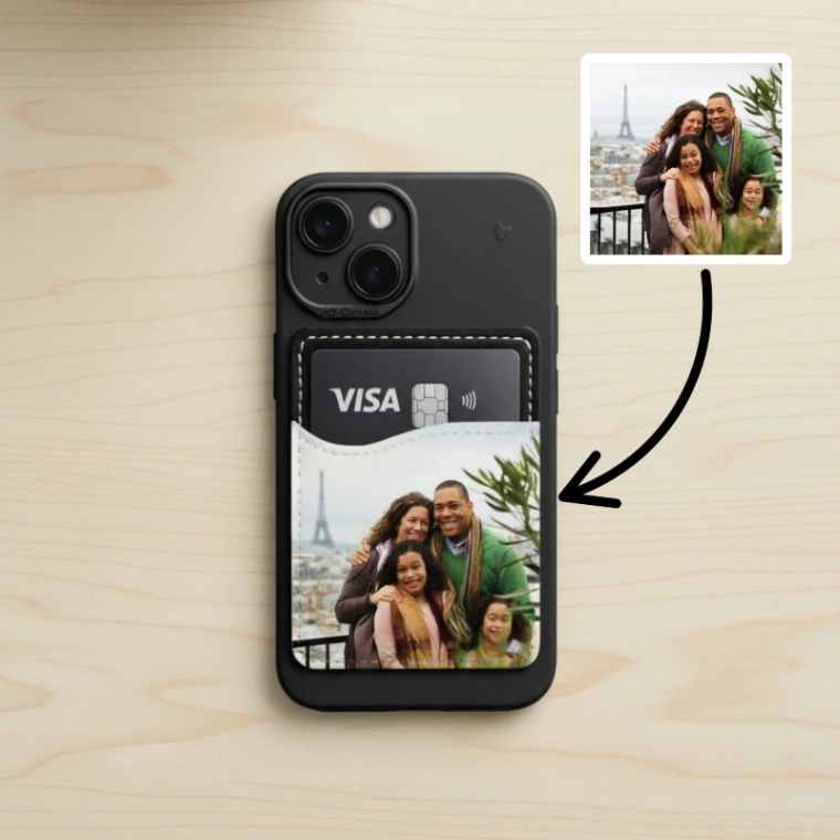 Porte-carte pour Téléphone Personnalisé avec Photo