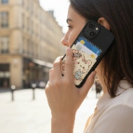 Porte-carte pour Téléphone Personnalisé avec Prénom - Design Kawaii