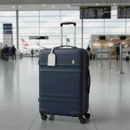 Set Protège-passeport et Étiquette de Valise Personnalisé Prénom