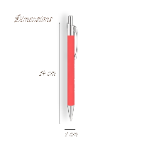 Stylo Personnalisé Recto Verso avec 2 Textes au Choix - Finition Argent ou Or