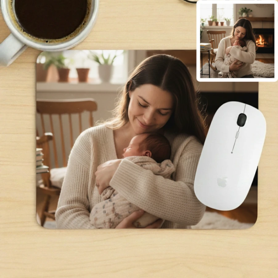 Tapis de Souris Personnalisé avec Photo